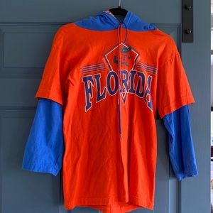 Vintage University of Florida long sleeve with hood UF